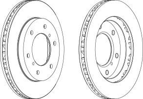 Тормозной диск FERODO