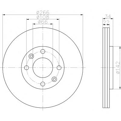 Тормозной диск TEXTAR
