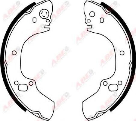 Комплект тормозных колодок ABE