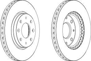 Тормозной диск FERODO