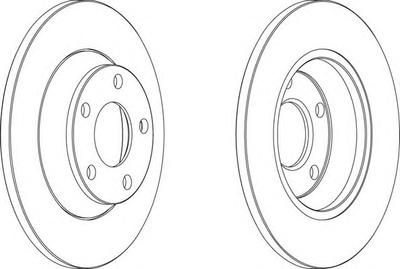 Тормозной диск FERODO DDF759