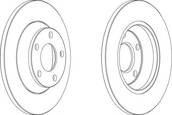 Тормозной диск FERODO