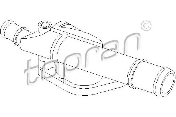 Фланец охлаждающей жидкости TOPRAN