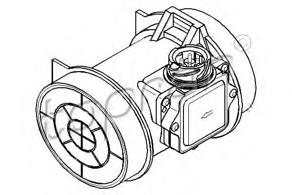Расходомер воздуха (ДРМВ) TOPRAN