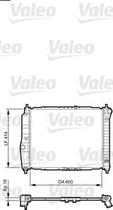 Радиатор охлаждения VALEO 735158