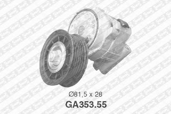 Натяжной ролик, поликлиновой  ремень SNR