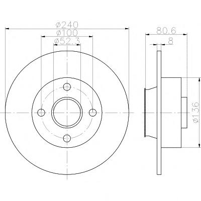 Тормозной диск TEXTAR