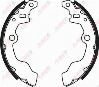 Комплект тормозных колодок ABE