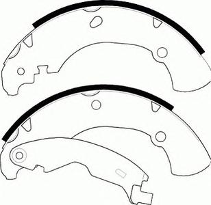 Комплект тормозных колодок FERODO FSB555