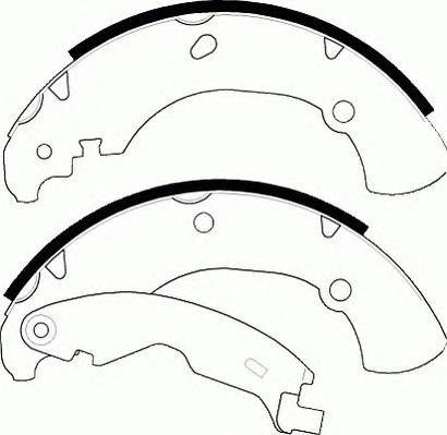 Комплект тормозных колодок FERODO