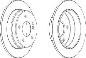 Тормозной диск FERODO