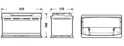 Аккумулятор EXIDE EA900.