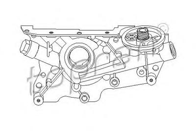 Масляный насос TOPRAN 201 277
