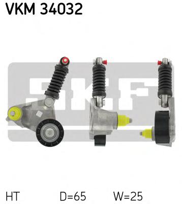 Натяжной ролик, поликлиновой  ремень SKF