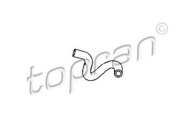 Патрубок системы охлаждения TOPRAN 107 382