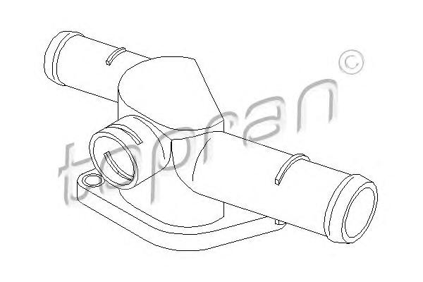 Фланец охлаждающей жидкости TOPRAN