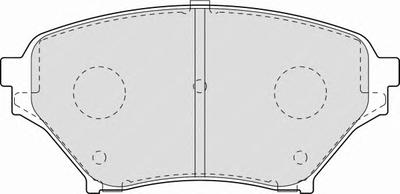 Комплект тормозных колодок, дисковый тормоз FERODO FDB1600