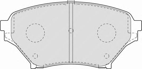 Комплект тормозных колодок, дисковый тормоз FERODO