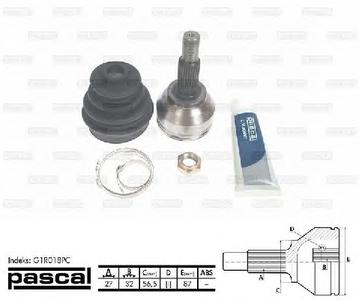 ШРУС PASCAL G1R018PC