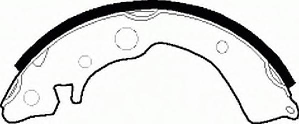 Комплект тормозных колодок FERODO