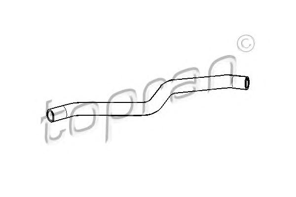 Патрубок системы охлаждения TOPRAN