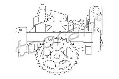 Масляный насос TOPRAN 721 213