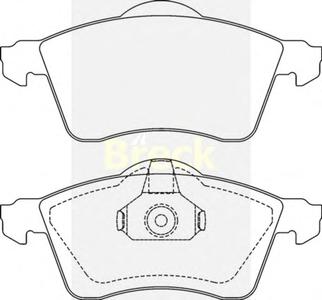 Комплект тормозных колодок, дисковый тормоз BRECK 21883 00 701 00
