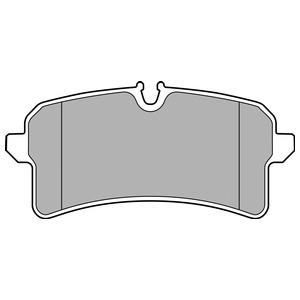 Комплект тормозных колодок, дисковый тормоз DELPHI