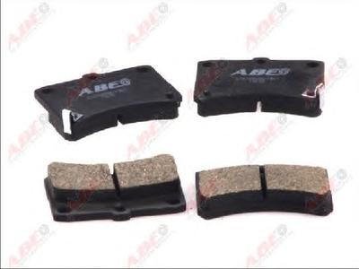 Комплект тормозных колодок, дисковый тормоз ABE C16008ABE