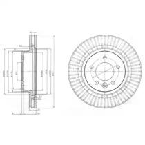 Тормозной диск DELPHI BG9006C