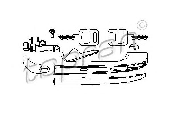 Ручка двери TOPRAN