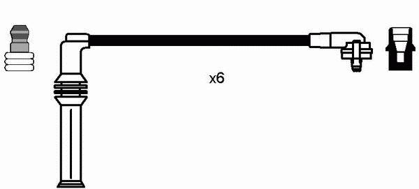 Комплект проводов зажигания NGK