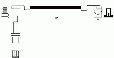 Комплект проводов зажигания NGK