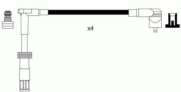 Комплект проводов зажигания NGK