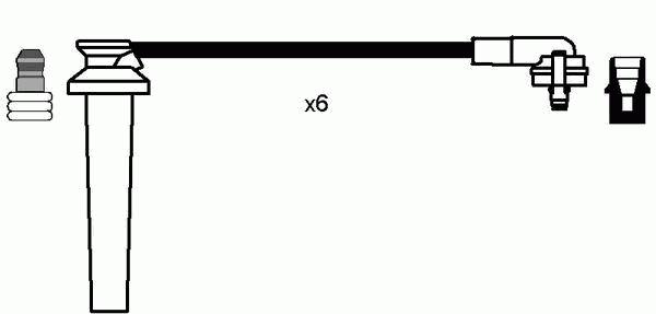 Комплект проводов зажигания NGK