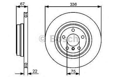 Тормозной диск BOSCH 0 986 479 439