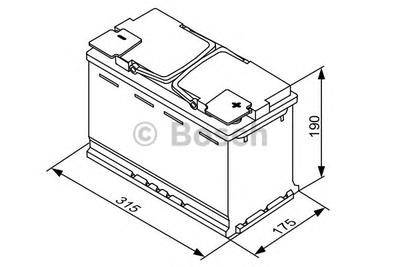 Аккумулятор BOSCH 0 092 S5A 110