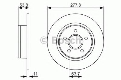 Тормозной диск BOSCH 0 986 479 S51