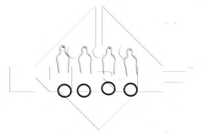 Радиатор печки NRF