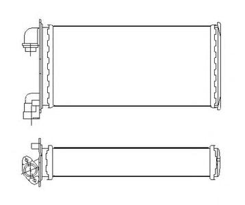 Радиатор печки NRF 53543