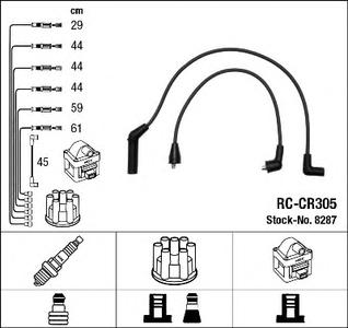 Комплект проводов зажигания NGK 8287