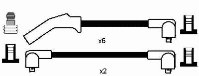 Комплект проводов зажигания NGK