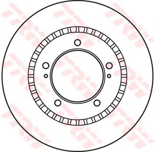 Тормозной диск TRW
