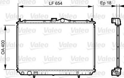 Радиатор охлаждения VALEO 735497