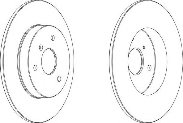 Тормозной диск FERODO