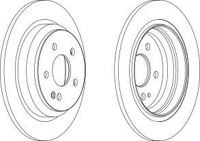 Тормозной диск FERODO DDF1234