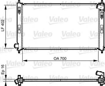 Радиатор охлаждения VALEO 735575