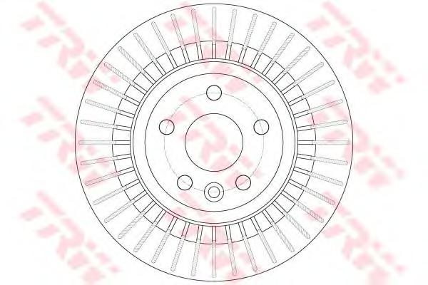 Тормозной диск TRW