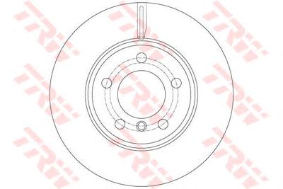 Тормозной диск TRW DF6143S