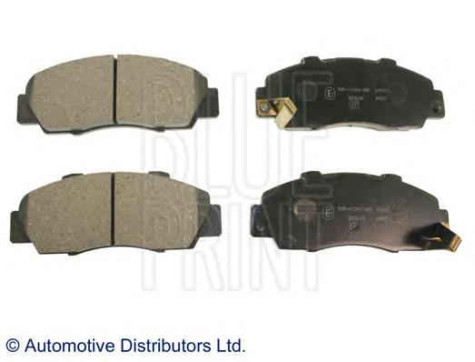 Комплект тормозных колодок, дисковый тормоз BLUE PRINT